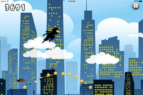 Clash Master Genius Ninja - Run, Jump and Fly in the Dark City screenshot 3