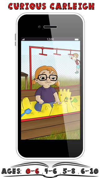 Carleigh Grow Up Ages 0-6 Kids Stories By Appslack - Interactive Childrens Reading Books
