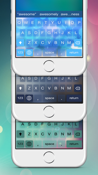 Color Keyboard – with Prediction: Beautiful Custom Keyboard for iOS8