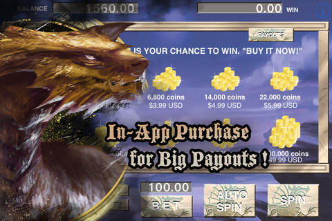 Aace Golden Dragon Fireball Slots Pro - Spin Fortune Wheel of Magic Thrones Casino Game screenshot 4