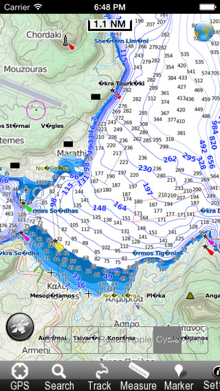 【免費交通運輸App】Marine: Aegean Sea (South) - GPS Map Navigator-APP點子