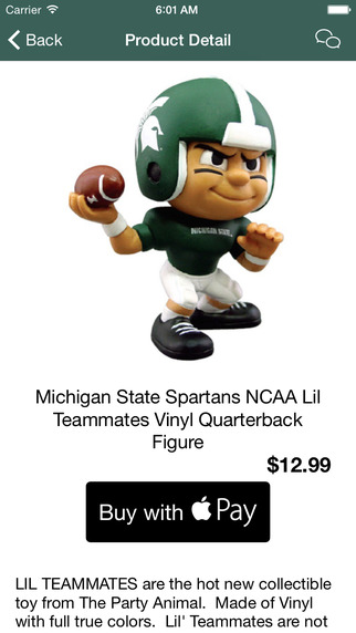 【免費運動App】FanGear for Michigan State Spartans - Shop for Apparel, Accessories, & Memorabilia-APP點子