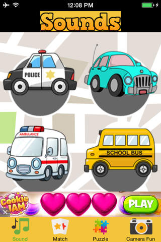 Kids City Traffic Vehicles screenshot 2