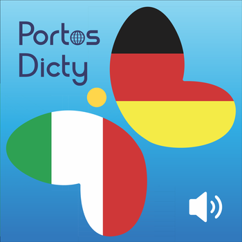 Free - PortosDicty Nutzbare Deutsch Italienische Phrasen mit Muttersprachler Audio/frasi utili italiano-tedescho con audio madrelingua LOGO-APP點子