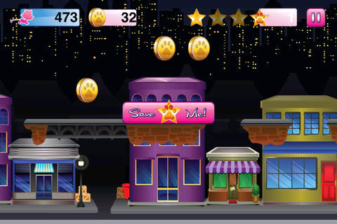 Kitty Cat's Great Adventures - A Fun Cute Cat In The Big Crazy City Escaping Dogs screenshot 4