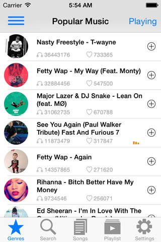iBeats Music: Free Music Stream & Playlists Manager screenshot 2
