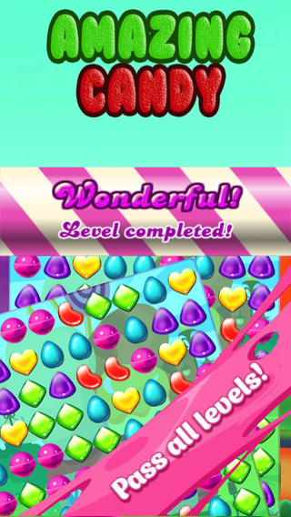 【免費遊戲App】Amazing Candy Blitz -Candy Match 3 Crush Game For Kids and Girls HD-APP點子