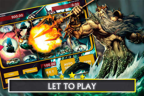 Poseidon Lucky 888 : Ancient greece and greek gods casino slot with big payout free hd version screenshot 3