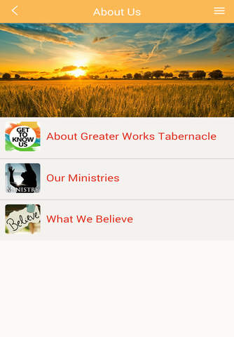 Greater Works Tabernacle screenshot 2