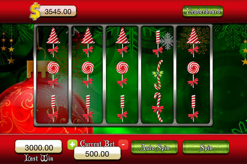 AAA Christmas Candy Slots Free Casino Game - Daily Chip Bonus screenshot 2