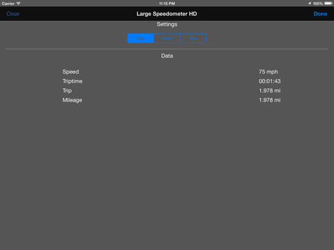 【免費工具App】Large Speedometer HD-APP點子