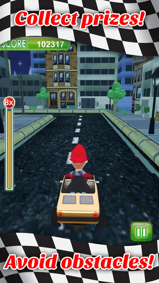 【免費遊戲App】Hipster Funky Van Stunt Jumper - FREE - Downtown Obstacle Course Go Kart Race Game-APP點子