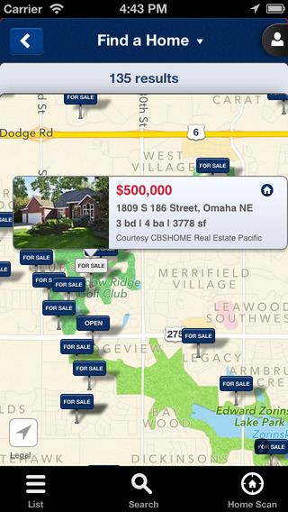 【免費交通運輸App】CBSHOME Omaha Real Estate Search-APP點子