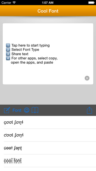 【免費生產應用App】Cool Fonts - 40 fonts + Emoticons + Characters + Symbols +Emojis + Texting-APP點子