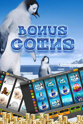 Penguin's Paradise Slots screenshot 2