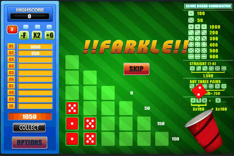 ⋆Farkle FREE - Farkle Online Gambling Game screenshot 2