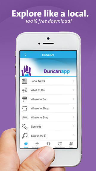 Duncan App - British Columbia - Local Business Travel Guide