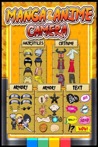 Manga & Anime Sticker Camera - " Naruto Shippuden Edition" Super Ninja Photo Booth Dress Up screenshot 3