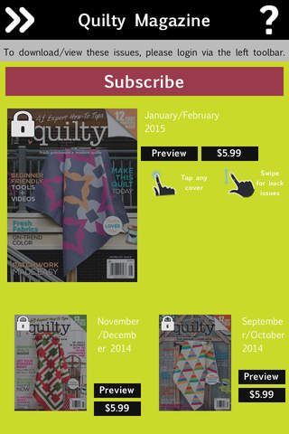 Quilty Magazine screenshot 2