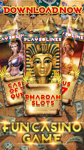7 Slots of Cleopatra Hero Queen of Fire Realm- Pharaoh's Emblems Casino Free