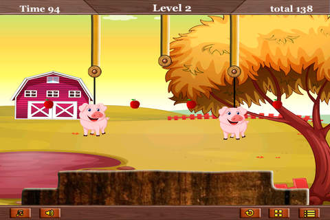 Rope The Piggies At The Farm Free screenshot 2