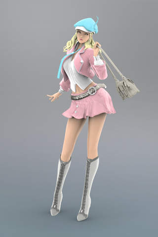Figuromo Artist : Anime Fashion Girl - 3D Combine Color & Style Figure screenshot 2