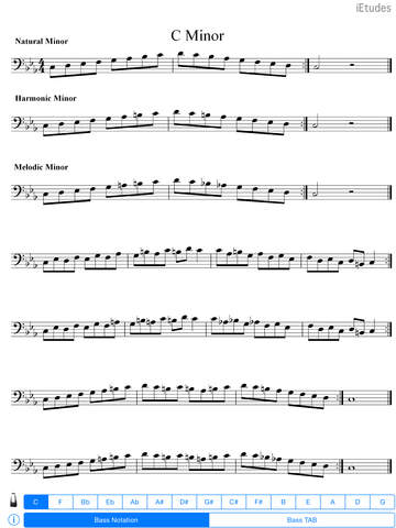 【免費音樂App】Minor Scales Bass Guitar Lite-APP點子