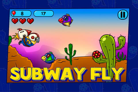 Subway Fly Pro screenshot 2