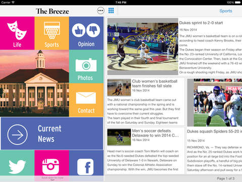 【免費新聞App】The Breeze JMU-APP點子