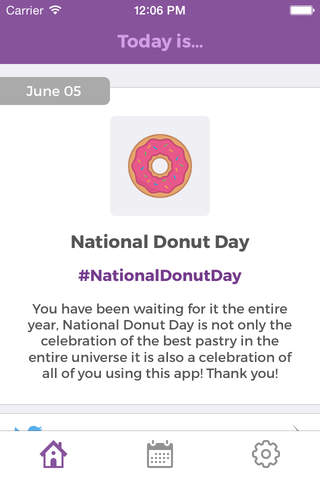 Donut Day - Discover New National Holidays Daily screenshot 2