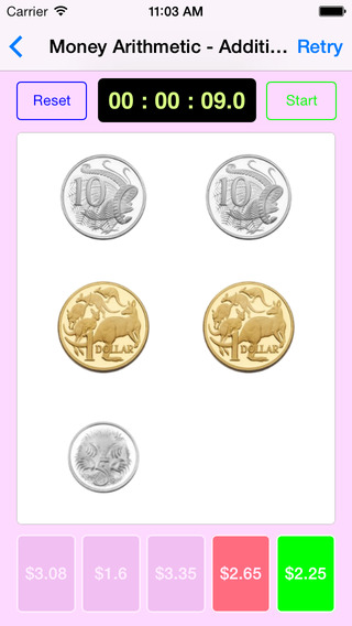 Money Maths - Australia Coins
