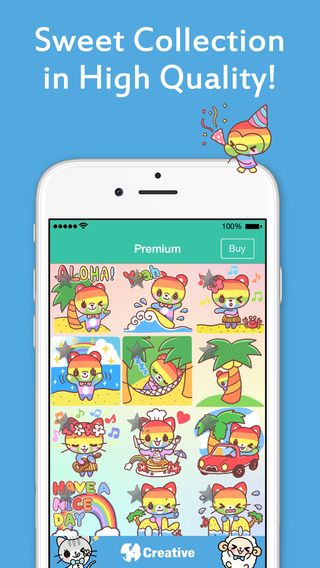 【免費攝影App】Kawaii Stickers for WeChat and WhatsApp-APP點子