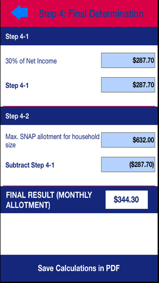 【免費財經App】SNAP Food Stamps Calculator-APP點子