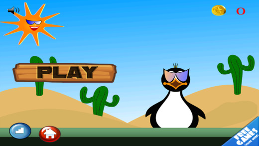 Bouncing Penguins Being Shoot - The Flying Black Bird For A Racing Challenge FREE by Golden Goose Pr