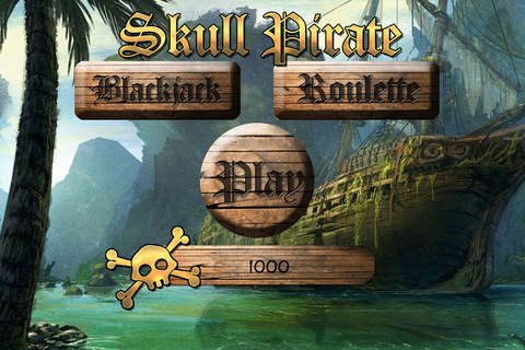 A Skull Pirates - Spin and Win Blast with Slots, Black Jack, Roulette and Secret Prize Wheel Bonus Spins Treasures, Parrots & Gold Coin$! screenshot 3