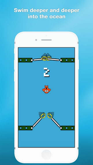 【免費遊戲App】Fish Diver - Swim to the Bottom of the Sea-APP點子