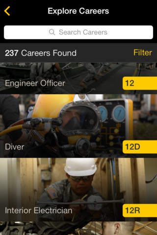 U.S. Army Career Navigator screenshot 2
