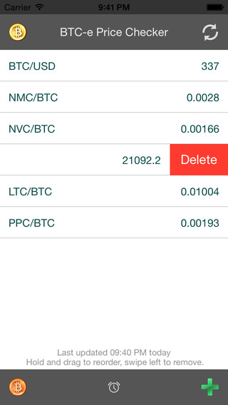 【免費財經App】BTC-e Price Checker-APP點子