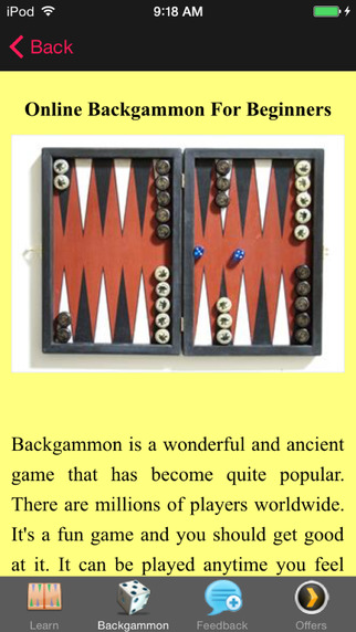 Backgammon For Beginners - Quick Guide