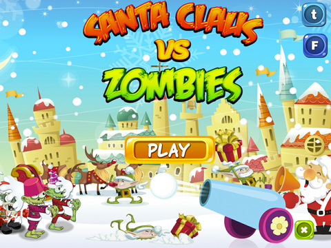 【免費遊戲App】Santa Claus vs Zombie-APP點子