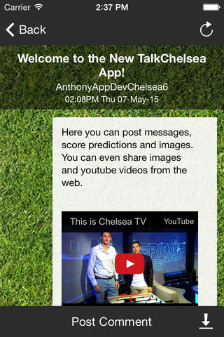 TalkChelsea screenshot 3