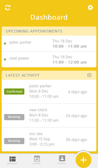 Yellow Schedule easy scheduling