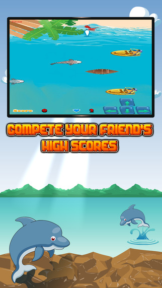 【免費遊戲App】Dolphin Swim Adventure: Keep the Oceans Safe-APP點子