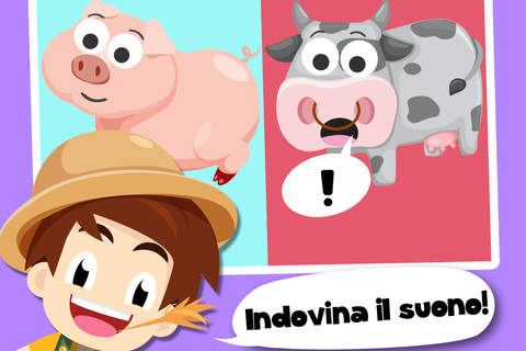 Toddler Tommy Farm Animals Cartoon - Barn and farm animal puzzles screenshot 4