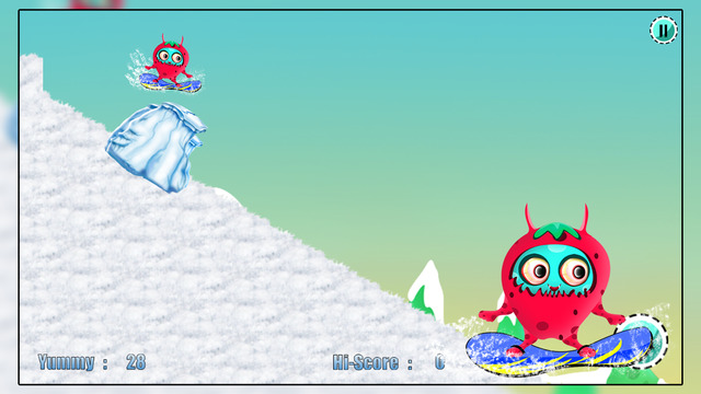 【免費遊戲App】Barry the Berry Snow Monster : The Winter Fun Ski Race - Premium-APP點子