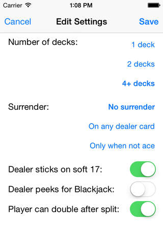 Blackjack Master screenshot 3