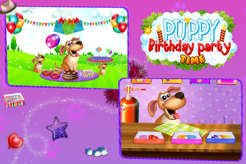 Puppy Birthday Party Time screenshot 4