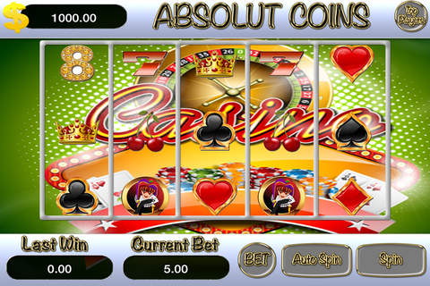 A AAbsolut Casino Coins HD screenshot 2