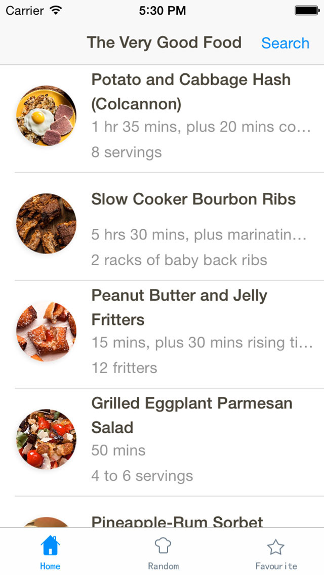 instagramlive | Delicious Food - ios application