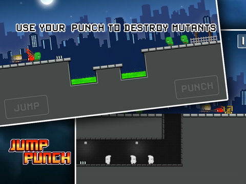 【免費遊戲App】Jump Punch - Tiny Hero Runner's Quest-APP點子